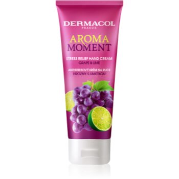 Dermacol Aroma Moment Grape & Lime crema antistres pentru maini - imagine 2